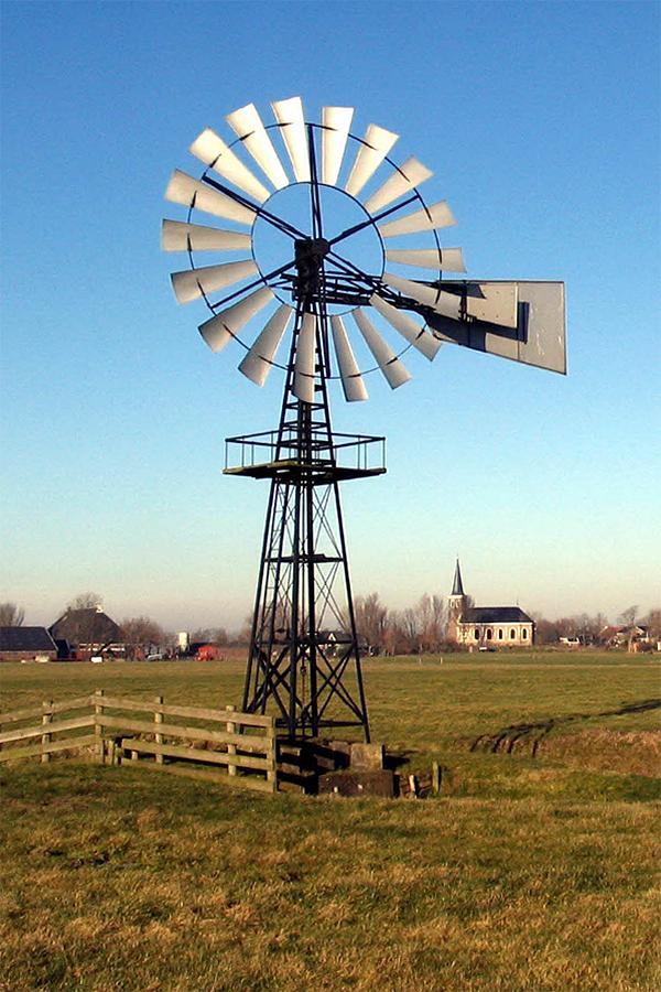 Molen 11479 Windmotor Baaium (Baaium / Baijum),  Leo van der Drift, 10-1-2009 | Database Nederlandse molens