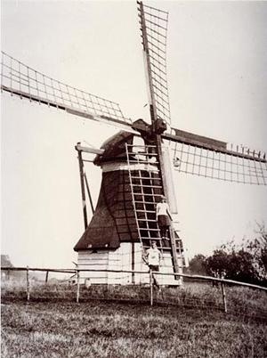 Molen 04426 Polder Gebr. Bos (Hoogkerk), Foto: W.O. Bakker 1928, coll. DHM - Groninger Molenarchief  | Database Nederlandse molens