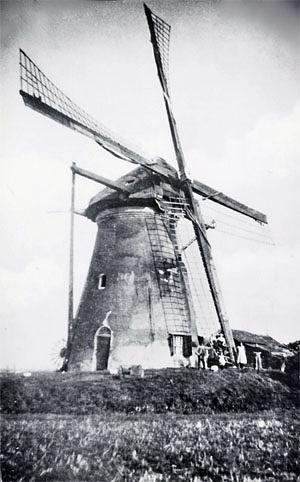 Molen 01267 Polder Heer Oudelandsambacht / Pietermansmolen (3e) (Zwijndrecht), Foto: n.n., coll. DHM | Database Nederlandse molens