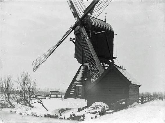 1, Molen 01268 Polder Zwijndrecht / Polder Zwijndrecht, Meerdervoort en het Kort Ambacht van de Groote LindtDe Zwijndrechtse watermolen (Zwijndrecht), Coll. D.v. Asperen | Database Nederlandse molens