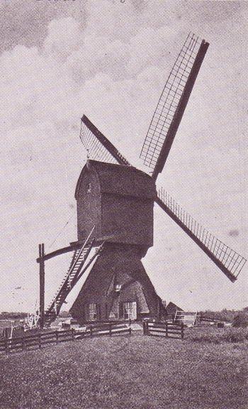2, Molen 01265 Polder Kijfhoek, Kijfhoekmolen (Zwijndrecht), Ansichtkaart | Database Nederlandse molens