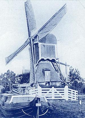Molen 00040 De Haarmolen / De Haar / Haer Core Mole (Haarzuilens), Deel van onderstaande prentbriefkaart | Database Nederlandse molens