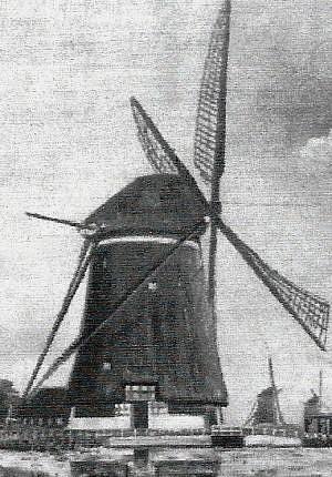 2, Molen 00939 Palensteinse polder, bovenmolen / Elleboogsche molen (Zoetermeer), Uitsnede van onderstaand schilderij | Database Nederlandse molens