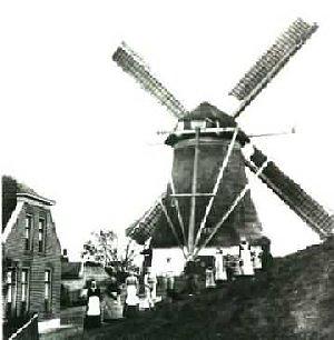 Molen 00820 a Sluismolen / Molen van Bor (Ameide), Ansichtkaart Serie 64 nr 1, coll. NSR | Database Nederlandse molens