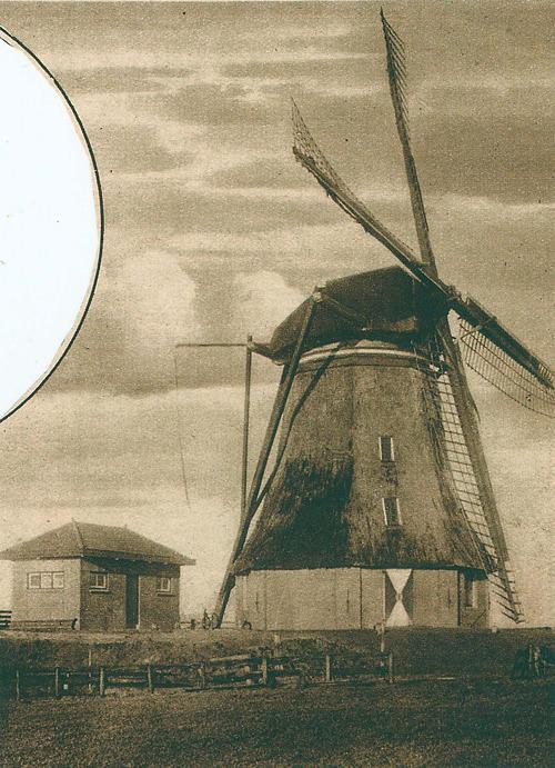 3, Molen 03668 b Sens- en Atzebuurstermeerpolders, Sensmeermolen / Marmoune (Greonterp), krantenfoto: Greonterp FFG 04 01 1929, coll. F. Weemaes | Database Nederlandse molens