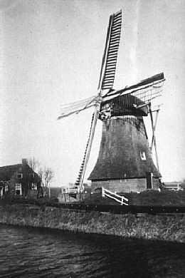 Molen 00518 Barnheemsterpolder (Stedum), Ansichtkaart | Database Nederlandse molens