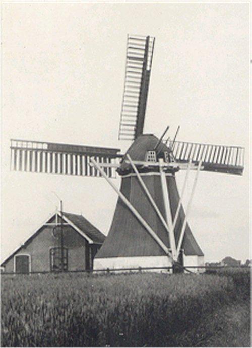 Molen 00553 Roodetilsterpolder / Polder De Roode Til (Noordbroek), deel onderstaande foto | Database Nederlandse molens