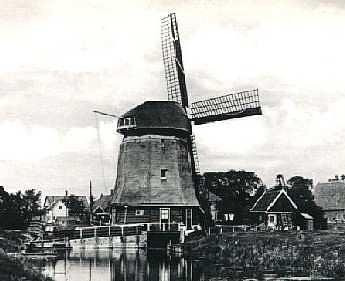 Molen 00332 Hooglandspolder, De Hogelandsmolen (Barsingerhorn), Foto: n.n. | Database Nederlandse molens