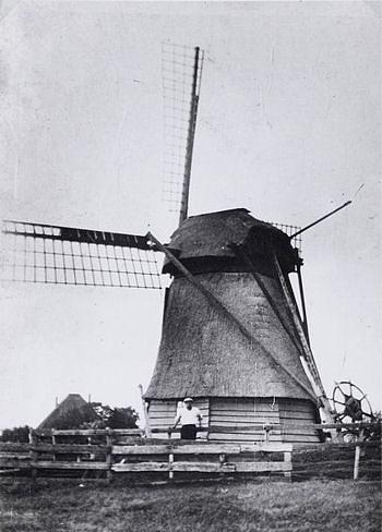 Molen 00038 Zwartedijkspolder, het Zwarte Molentje (Akersloot), Foto: n.n., coll. Ton Dekker | Database Nederlandse molens