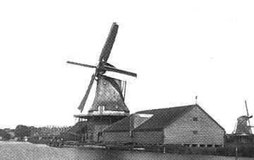 Molen 01110 b De Witte Klok (Zaandam-Oost), Fotograaf onbekend | Database Nederlandse molens