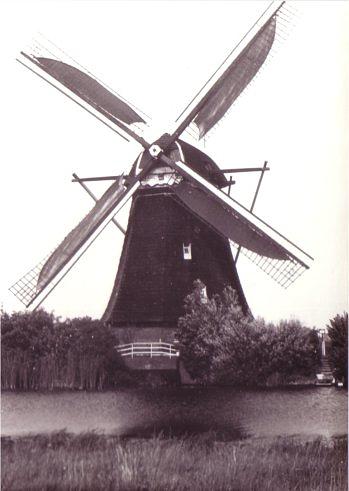 Molen 01502 Boezem van de Overwaard, Molen nr. 2 (Kinderdijk), Foto: n.n., opname augustus 1975collectie DVM | Database Nederlandse molens