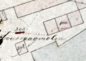 Molen 03611 d Wijk Ten Toorn / Wijk den Toorn (Schiedam), fragment kadaster 1811-1832 | Database Nederlandse molens