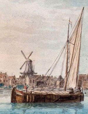 Molen 01519 a De Hoop (Zwijndrecht), uitsnede RAD nr 551_36209 | Database Nederlandse molens