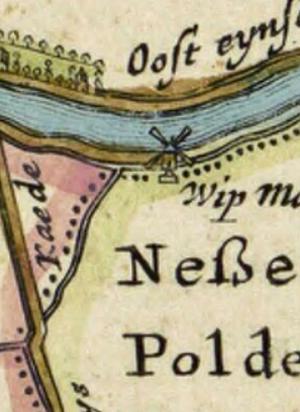 Molen 06495 x Nessepolder (2e) (Oud Verlaat), Het Hoogheemraedt schap van Schielandt, 1684 | Database Nederlandse molens