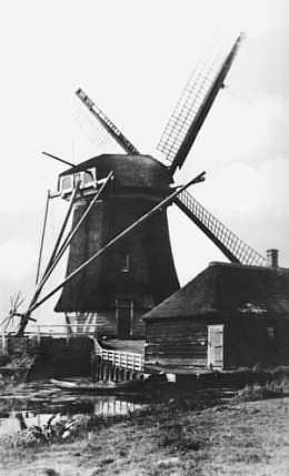 1, Molen 00019 De Ronde Veenen / Polder Veldzijde, Driehuizer Molen (Wilnis), Ansichtkaart Serie 60, nr. 4 | Database Nederlandse molens