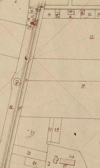 1, Molen 03560 a Molen van Nieuwland (Nieuwland), Kadasterkaart van 1818, de molen is perceel 12 | Database Nederlandse molens