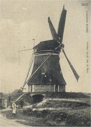 Molen 02755 d Molen van Bennen (3e) (Diever), uitsnede | Database Nederlandse molens