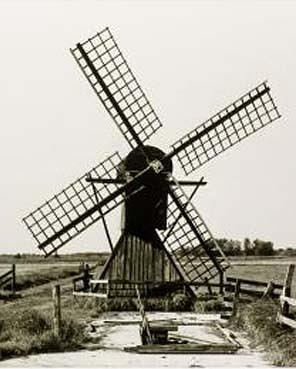 Molen 03789 bis Himriksmolen (Rijperkerk/ Ryptsjerk), coll. DHM, foto EW Sprey, juli 1970 | Database Nederlandse molens
