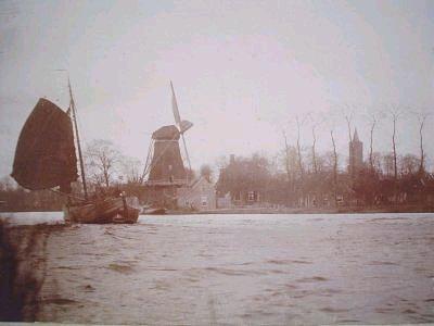 2, Molen 06650 g De Hoop (2e voorganger) (Loenen aan de Vecht), Foto: opname rond 1900 collectie J.Veltrop | Database Nederlandse molens
