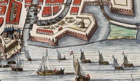 1, Molen 07177 Molen op Bastion VII (Gorinchem), Molen op bastion VII Gorinchem 1649 Atlas van loon | Database Nederlandse molens