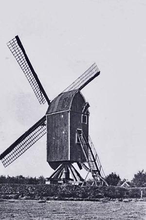 Molen 01027 a Wissink's Möl (voor de verplaatsing naar Buurse) (Usselo), (Fotoarchief NSR) | Database Nederlandse molens