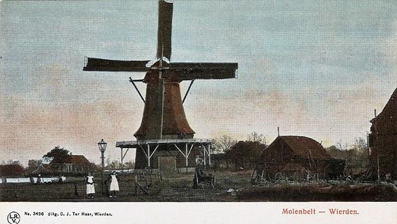 3, Molen 01039 Molen van Weggeman (2e) (Wierden), Ansichtkaart, coll. F. Weemaes | Database Nederlandse molens