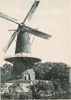 Molen 01474 e De Hoop / Het Fortuin (Schoonhoven), Ansichtkaart | Database Nederlandse molens