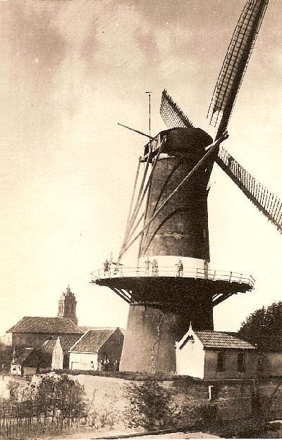 1, Molen 01474 e De Hoop / Het Fortuin (Schoonhoven), Ansichtkaart, coll. Gert Koekkoek | Database Nederlandse molens