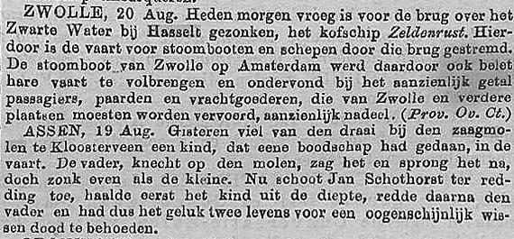 4, Molen 00687 b De Tulp (Assen), Nieuw Amsterdams Handels en Effectenblad, 22 aug.1861  | Database Nederlandse molens