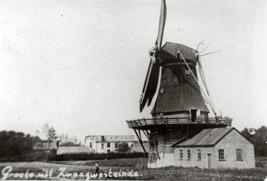 1, Molen 00422 Molen van Roemers (De Westereen/ De Westereen), Prentbriefkaart | Database Nederlandse molens