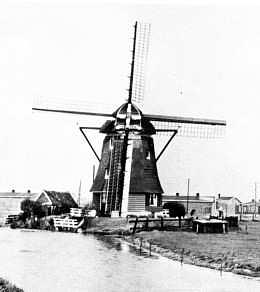 Molen 00031 Polder De Zien, De Kat (Uitgeest), Foto: n.n. | Database Nederlandse molens