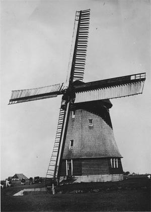 Molen 03175 Waterschap De Weeren, De Wolkenkrabber / Greate Pier (Schraard/ Skraard), Foto: W.O. Bakker, coll. W.A. Korpershoek | Database Nederlandse molens