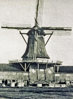 Molen 03165 b De Engel / Molen van Hobma (Workum/ Warkum), uitsnede | Database Nederlandse molens