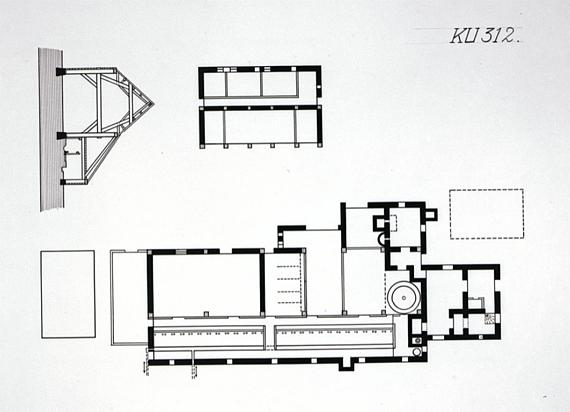 1, Molen 07930 Karnmolen boerderij van N. de Koning (Zwijndrecht), Tekening van Klaas Uilkema, 10 augustus 1927 | Database Nederlandse molens