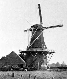 Molen 02765 Molen van Vondeling (Oosterwolde/ Easterwâlde (Oosterwoolde)), Foto: n.n. | Database Nederlandse molens