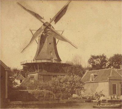 1, Molen 06499 e Windlust / Molen van de fa. Bornwater (Zoeterwoude), Foto: collectie Hans Roest | Database Nederlandse molens