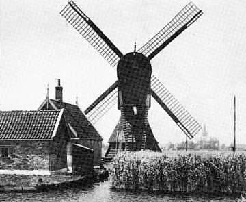 Molen 00784 Polder Geestmerambacht, Molen G / Het Hart / Kotmolen (Zuid-Scharwoude), Foto: n.n. | Database Nederlandse molens