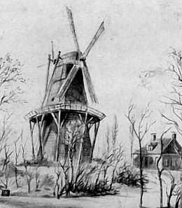 Molen 02982 c De Fortuin (Leeuwarden/ Ljouwert), onbekend | Database Nederlandse molens