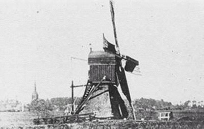 Molen 00980 Binnenpolder (Voorschoten), Foto: W.P. Diepenhuizen, opname ca 1904, Regionaal Archief Leiden | Database Nederlandse molens