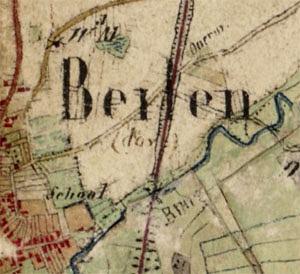 Molen 06464 o Molen van Hartsuiker (Beilen), Kaartfragment 1830-1850 | Database Nederlandse molens