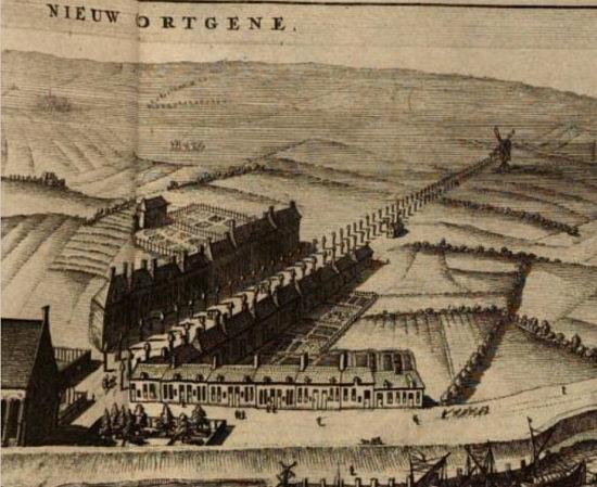 1, Molen 03539 a Molen van Kortgene (Kortgene), Tekening Mattheus Smallegange, ca. 1696 | Database Nederlandse molens