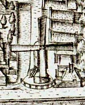 Molen 13112 De Groot (1e) (Alkmaar), detail van onderstaande kaart | Database Nederlandse molens
