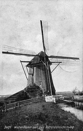 1, Molen 00974 Binnen-Brinkhorstpolder, De Vlieger (Voorburg), Foto:n.n., collectie Rob Pols | Database Nederlandse molens