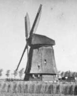 Molen 00787 Polder Geestmerambacht, Molen B / Molen van Mulder (Sint Pancras), Detail van onderstaande foto | Database Nederlandse molens