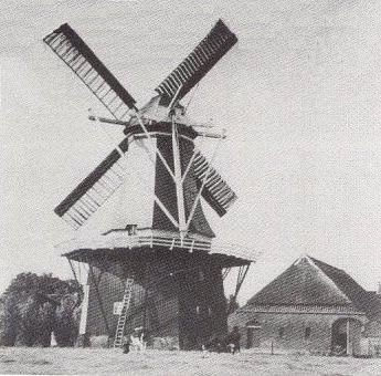 Molen 00490 De Hoop (Hornhuizen), Foto: B. v.d. Veen, opname 3 september 1933, collectie R.Halsema | Database Nederlandse molens