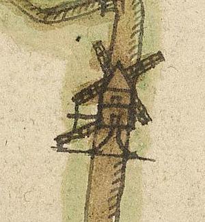 Molen 08253 (korenmolen) (Zuidland), uitsnede | Database Nederlandse molens
