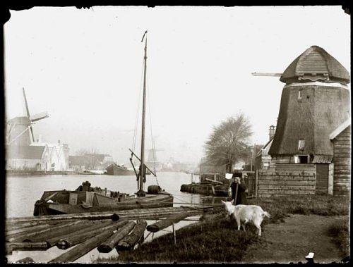 1, Molen 06660 k De Eendracht (Amsterdam), glasnegatief van Jacob Olie Jbz., (1834-1905), opname 1890 | Database Nederlandse molens