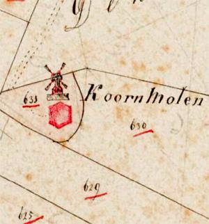 Molen 08442 (standerdmolen) (Hardenberg), kadaster 1811-1832 | Database Nederlandse molens
