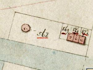 Molen 07826 De Hoop (1e) (Lemmer/ De Lemmer), fragm kadaster 1811-1832 | Database Nederlandse molens