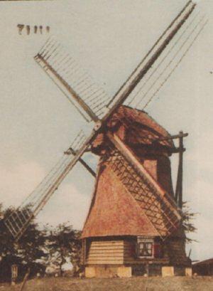 Molen 01154 r Polder Katwoude-Lagendijk, Lagedijkse molen (Katwoude), Ingekleurd detail van onderstaande kaart | Database Nederlandse molens